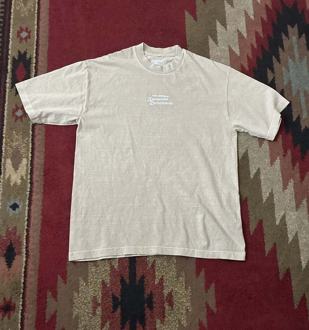 Brownies & Lemonade Los Angeles Embroidered Washed T-Shirt Beige